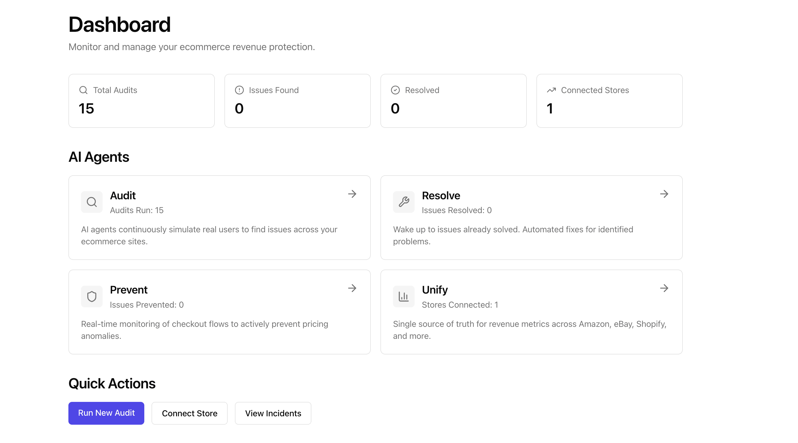 Banti Dashboard Interface
